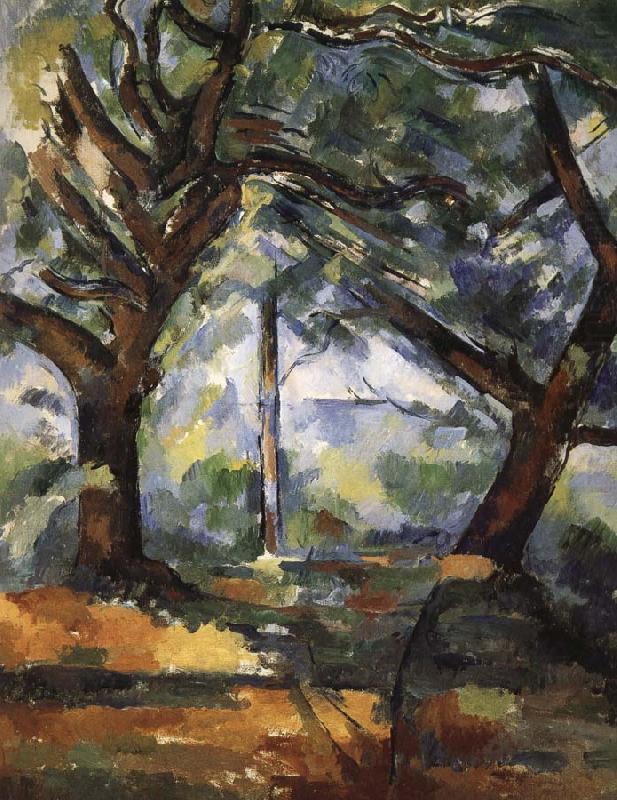 Paul Cezanne tree oil painting picture